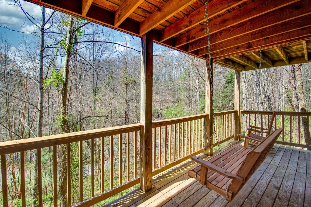 North Ridge Place Brand New Log Cabin With Hot Tub Great Location 세비어빌 외부 사진